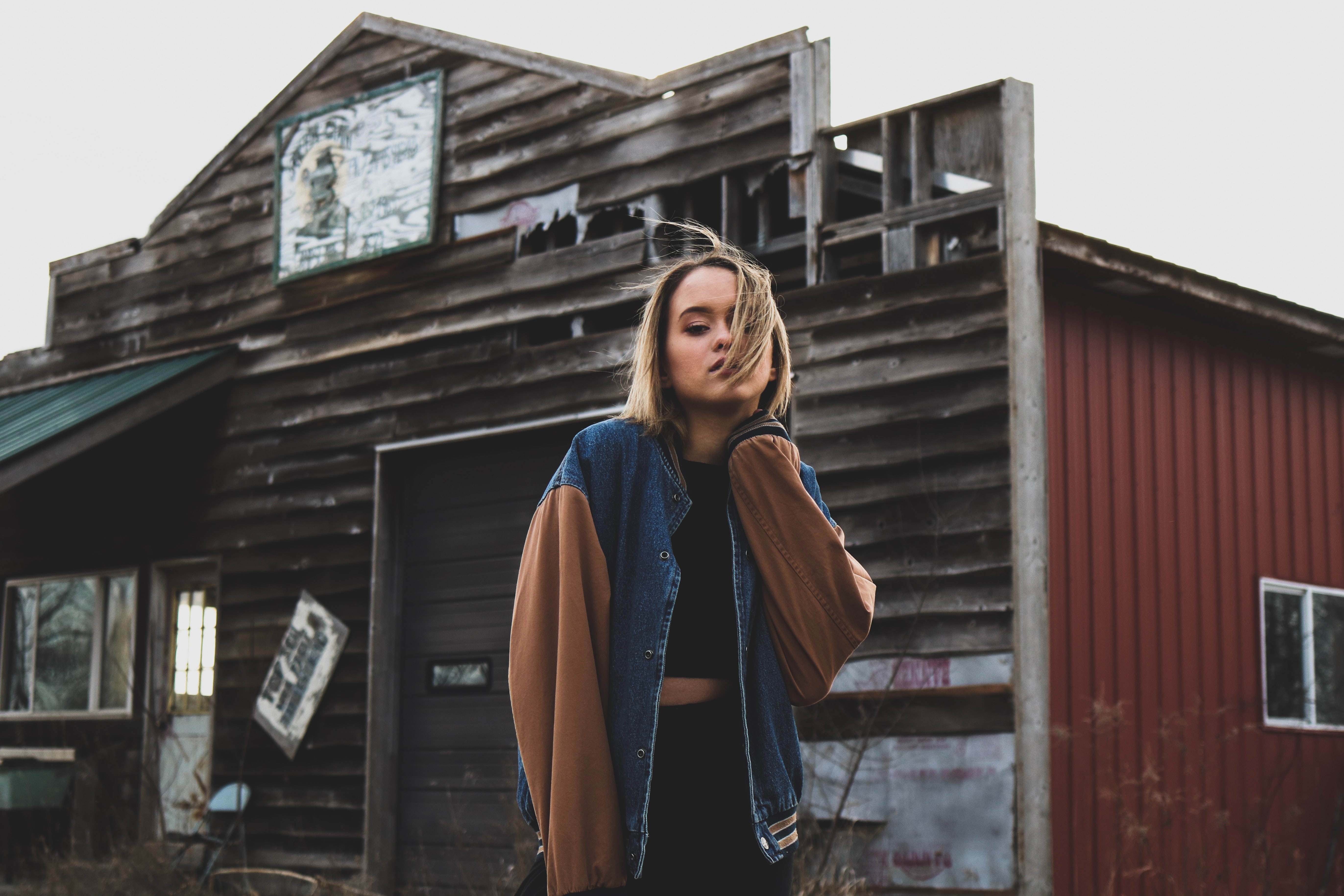 Dark blue aesthetic grunge outfit