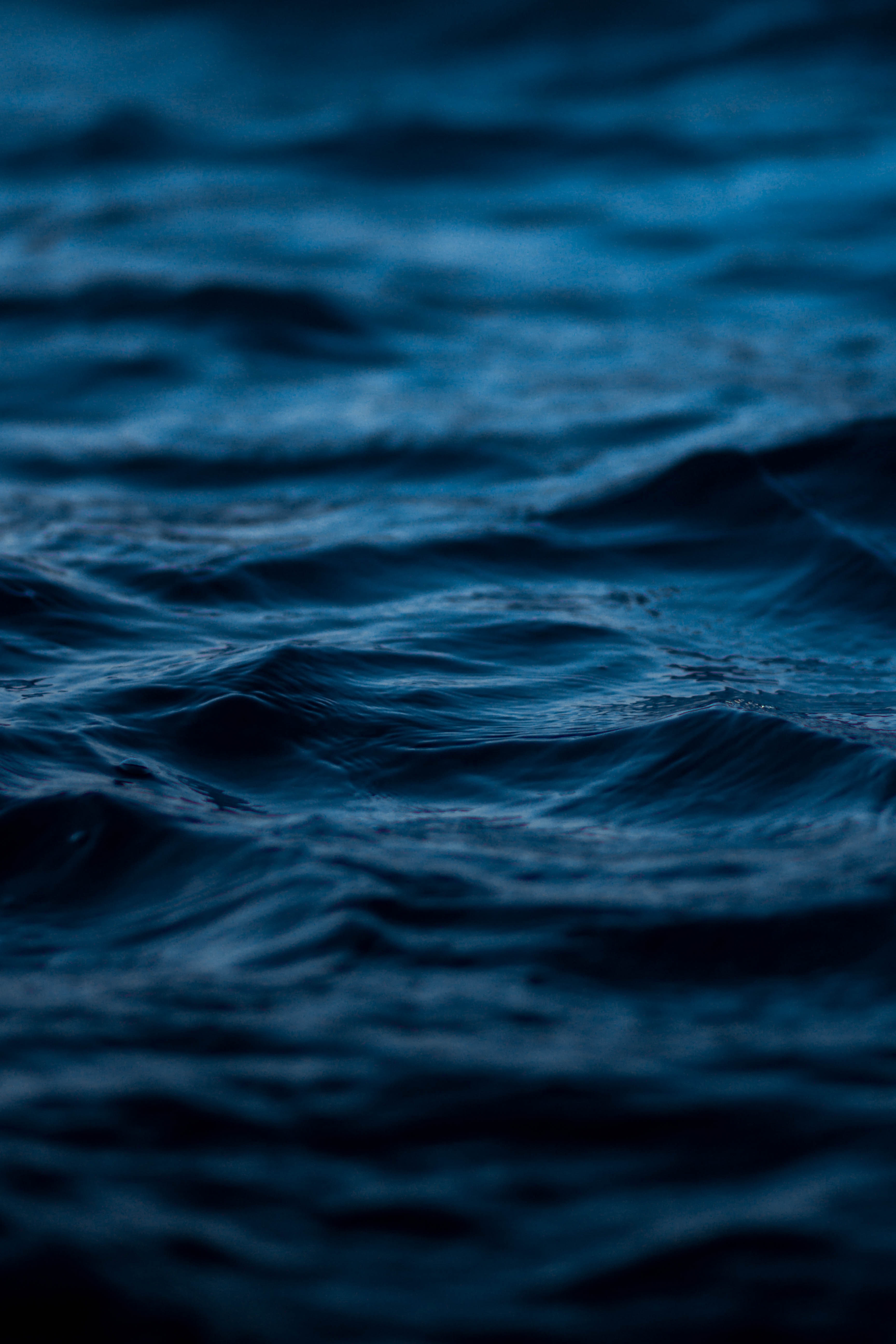 Dark blue aesthetic water