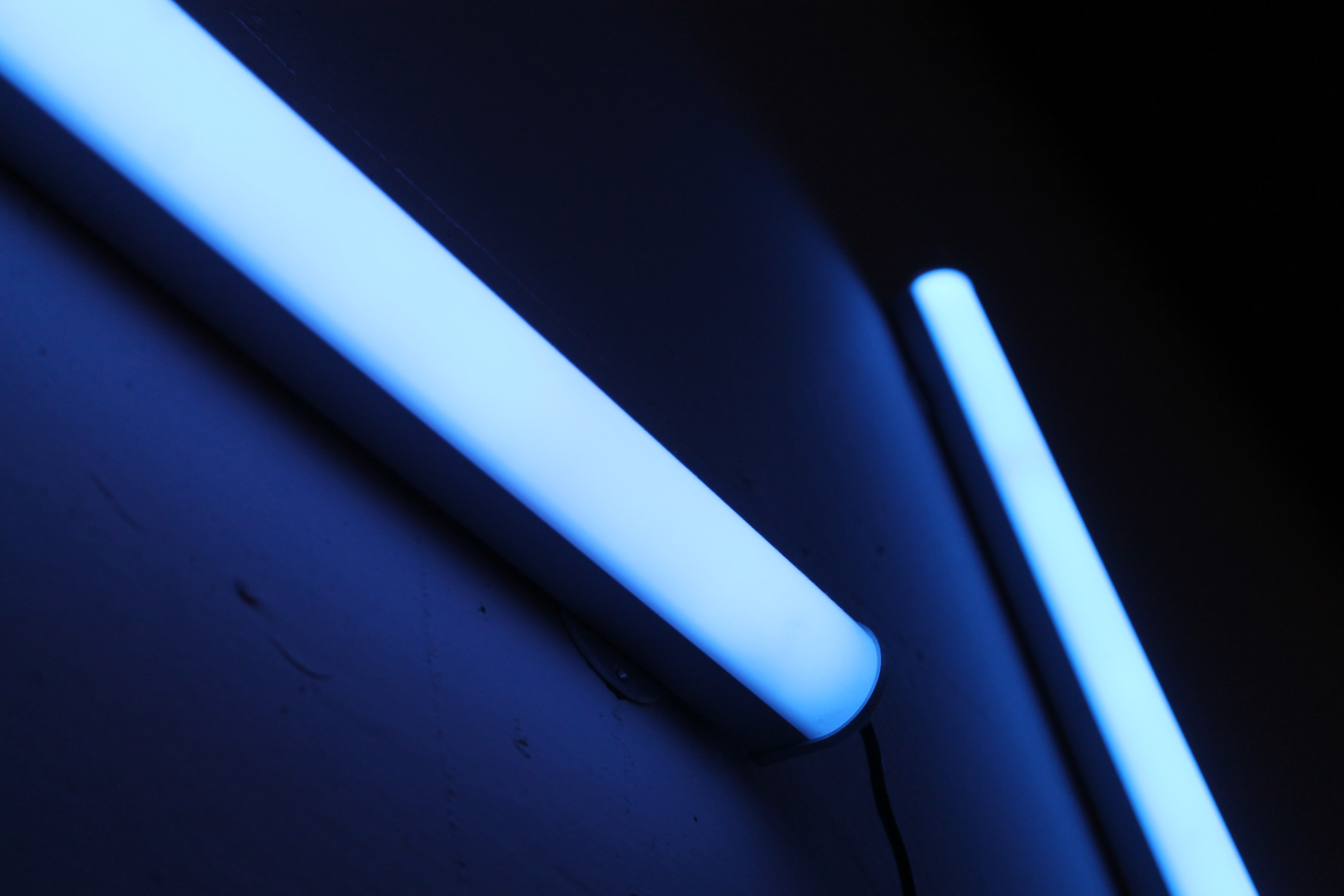 Dark blue aesthetic lights